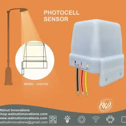Walnut Innovations Auto Day/Night On & Off Photocell - Sensor Switch for Lighting,Water Proof Wired Sensor Security System image 5