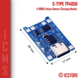HUBX C-TYPE TP4056 18650 3.7V Lipo Lithium Battery Charging Module KIT- Pack of 5 image 4