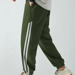 Men Solid Green Track Pants-image-90