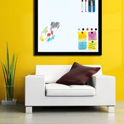ArtzFolio White Family Ghost Printed Wooden Magnetic Board & Sticky Note Wall Decor-image-65