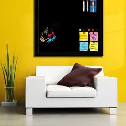 ArtzFolio Black Printed Wooden Magnetic Board With Sticky Notes Wall Decor-21