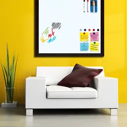 ArtzFolio White Family Ghost Printed Wooden Magnetic Board With Sticky Notes Wall Decor-image-63