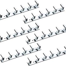 Premium Stainless Steel 6 Pin Cloth Hanger Wall Mounted Bathroom Cloth Hanger,Coth Wall Hook,Door Hooks Rail for Hanging Keys,Clothes,Towel (Pack of 6) with 4 Free J Hooks Door Hanger-image-57