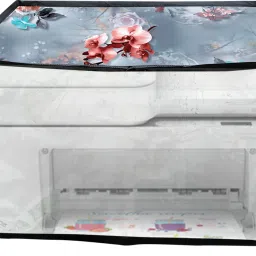 JMT Printer Cover For HP Deskjet Plus 4140 All in One Printer (Grey Floral Print) Printer Cover-image-99