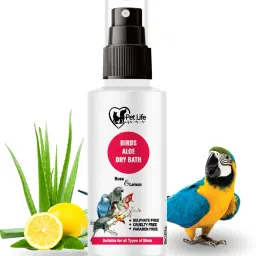 Birds Aloe Dry Bath Waterless Spray Shampoo For Poultry Birds, Parrots, Pigeon, Conditioning Fresh, Made with Natural Actives, Waterless / No rinse Required Spray Bird Shampoo-23