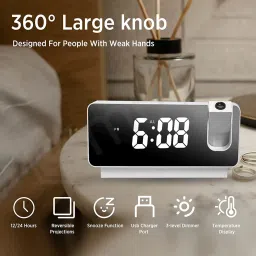 crukzon Digital Multicolor Clock image 3