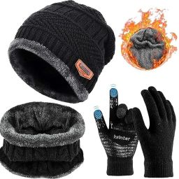 3 PICS WINTER WOOLEN MEN & WOMEN Cap/GLOVES/NECK Riding Gloves-image-66