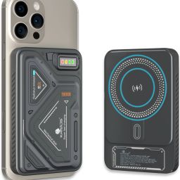 10000 mAh 22.5 W Wired & Wireless With MagSafe Slim Pocket Size Power Bank-image-3