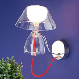 Caracas Transparent Glass Wall Sconces by Kapoor LampShades-picture-35