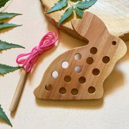 Natural Wooden Learnig Toy for Babies (Rabbit)-image-23