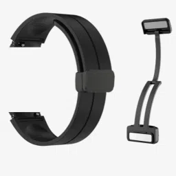 Melfo Folding Buckle Smart Watch Strap Compatible with Noise Hrx X-Fit 1 Smart Watch Smart Watch Strap image 3