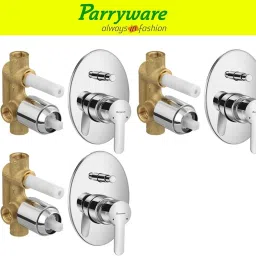 Claret concealed Diverter Body with Concealed Upper Part set of 3 pic 104 Claret Diverter with upper trim | Hot and Cold water Mixer | Complete set Diverter Faucet-84