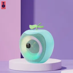 FRONY Apple (PORTABLE BLUETOOTH SPEAKER)Crystal Clear Sound With 1200mAh BatteryQ1 5 W Bluetooth Speaker-image-101