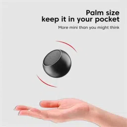 JAXTER Mini Wireless Bluetooth Round Speaker 5 W Bluetooth Party Speaker image 2
