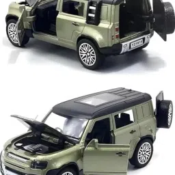 Presents_1:36 Defender Car Metal Body Openable Doors, Bonnet Pull-Back Action_A5-23