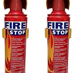 Aluminum 500ml Fire Extinguisher Spray for Kitchen Home Car Pack of 2 Fire Extinguisher Mount-image-24