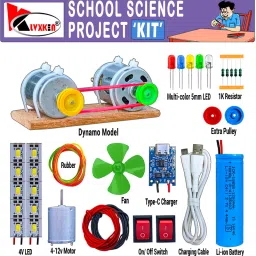 Electricity Making Dynamo Motor Model & Other Experimental Kit For Students Motor Control Electronic Hobby Kit-image-74