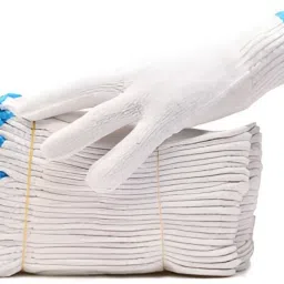 10 Pair Cotton Knitted Gloves Reusable Washable Bundle for Unisex Free size SyntheticSafety Gloves-image-7
