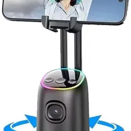 LISTRO Auto Face Tracking AI Desk Selfie Gimbal P05, Gesture Control 360° Rotation Single Gimbal for Mobile-47