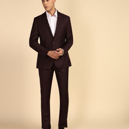 raymond Men SB 2BTN NOTCH LPL SUIT-2PCS SLIM FIT Checkered Suit-picture-26