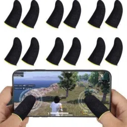 STYLERA 6 Pair Universal Size Set of 12 Mobile Gaming PUBG Finger Sleeves for Free Fire Playing Finger SleeveGaming Accessory Kit-27