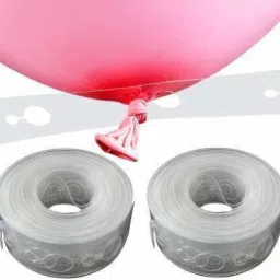 White Balloon Arch Decorating Strip 2 Rolls of 5 m Each-image-9