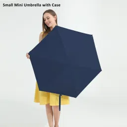 alexvyan Mini Umbrella with Case (Manual Open) 6 Frame Compact Travelling Sun Umbrella. Umbrella image 4