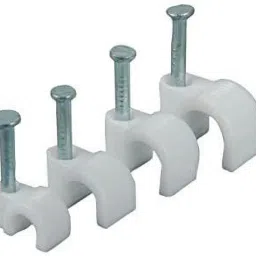 YUVAAN (150pcs) Wire Fastener, Circle Cable Clips with Metal Nails Combo 4mm, 6mm, 10mm Cable Protector-image-27