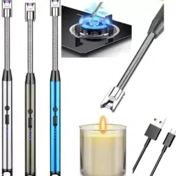 NKL Flexible Electric Kitchen Lighter 360 Degree Rechargeable for Gas ,Candle_561 Electric Kitchen Lighter _561 Cigarette Lighter-40