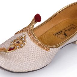 North India's Traditional Ethnic Sherwani Juti Wedding Wear & Party Wear Mojaris For Men-image-27