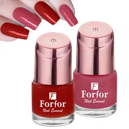 FORFOR Set Of 2 Perfect Stay Long Lasting Glossy Nail Polish 6ml Each - 107 + 108-15