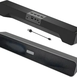 RZW ireless Bluetooth Soundbar with Upto 8Hours Playback Sound, Bass Mode-10 20 W Bluetooth Soundbar-26
