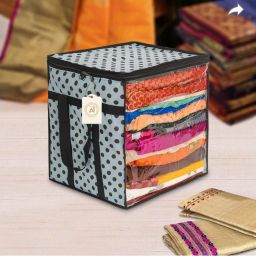 sortlyze sc-cover-handle box -1 pack of Poly-canvas Laundry Bag-image-100