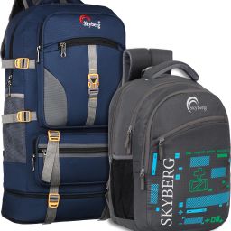 60L Rucksack with 30L Backpack - Curve Water-Resistant Hiking & Travel (Unisex) Rucksack - 60 L-image-113