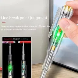 divinext 1 Pcs Multi-function LED Test Pen with Screwdriver for Electric Power Testing Digital Voltage Tester image 5