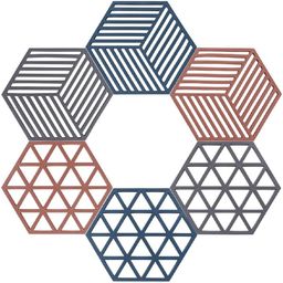 henij Silicone Trivets Mat,Non-Slip & Heat Resistant for Table(Random Pattern & Color) Polyvinyl Chloride Trivet-picture-4