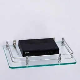 GLASS WALL MOUNT 002 Glass Wall Shelf-2