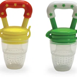 BPA Free Silicone Food/Fruit Nibbler Feeder, Teether Leak-Proof Seal (Pack of-2) Feeder-14