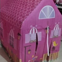 Play Tent House for Baby Girl – Pink Foldable Kids Tent-image-6