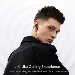 mivi Duopods K2, 40Hrs PT, HD Call, Fast Charging, 50ms Latency,IPX4, Voice Asst.5.3v Bluetooth Headset image 5
