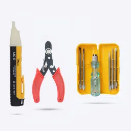 HGCM432M1 Non Contact Voltage Tester with 5in1 Screwdriver Kit and Wire Cutter Analog Voltage Tester-5