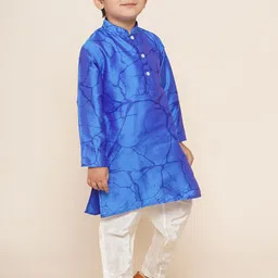 Sethukrishna Boys Abstract Printed Kurta with Pyjamas image 3