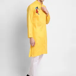 DEVOILER Ethnic Motifs Printed Regular Kurta With Pyjamas image 3