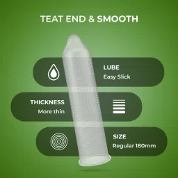 blacknight More Time & Super Dotted Mint Flavored Condoms for Men - Honeymoon Set 10 Packet Condom image 4