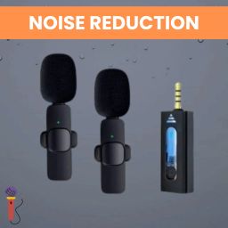 K35 Wireless Mic With Collar Microphone forYoutube/Voice Recording/InterviewX55 Microphone-image-97