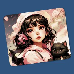 otakusoutlet Cute Girl MousePad Mousepad-image-47