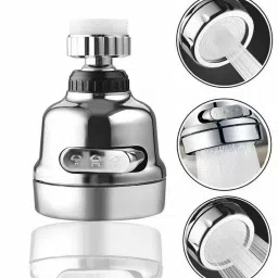 Kitchen Faucet Head Sink Aerator 360 ° Rotatable Faucet Sprayer Head Replacement Faucet Arm-15