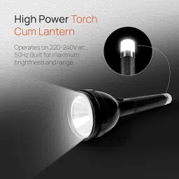 crentila Rechargeable Long Range Light With 4 Mode Long Battery Backup with Tail Light Torch image 4