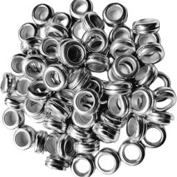 Silver Round Brass 50 pcs Pigeon Foot Ring Bird Shoulder Guard-image-10