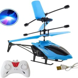xcillince toys GravityFly 2-in-1 RC Helicopter with Remote and Play Mode image 2